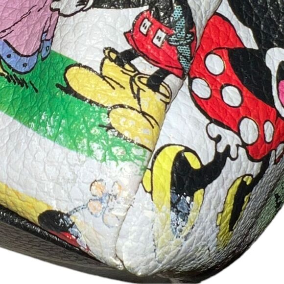 Disney adorable white satchel with black handles and whimsical Disney ca… - Picture 13 of 13